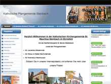 Tablet Screenshot of pfarramt-steinbach.de
